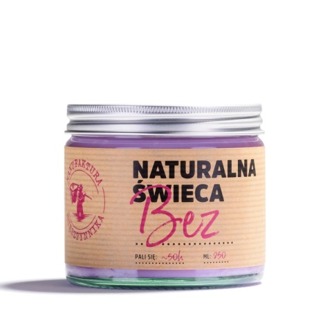 Naturalna świeca sojowa zapachowa Świeży Bez I Ale Pachnie!