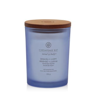 Świeca sojowa Chesapeake Bay Serenity Calm 250 g średnia Lavender Thyme